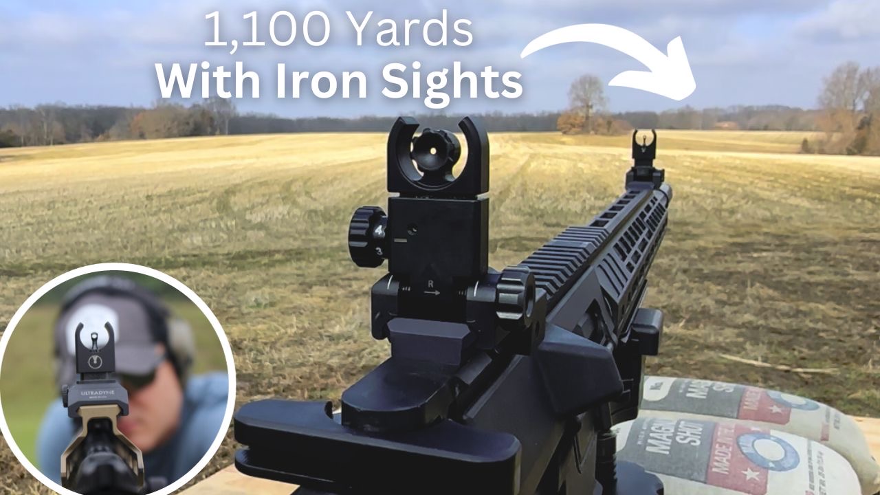 1,100 Yards With C4 Iron Sights
